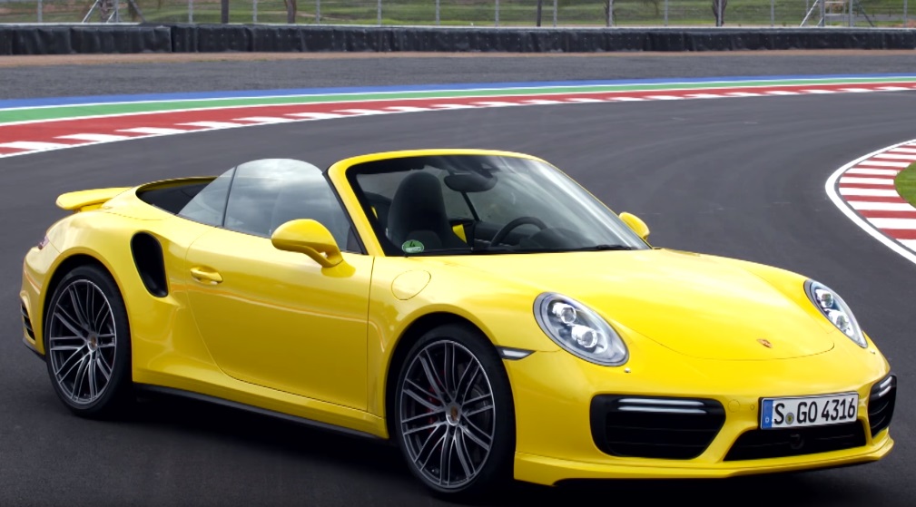 Porsche 911 Carrera 4s Cabriolet Yellow